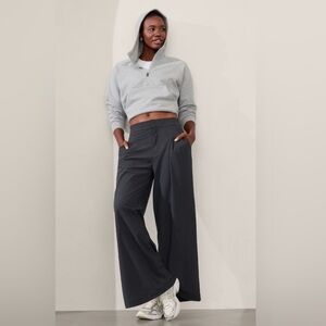 Athleta Pinnacle High Rise Trousers 4 Black Sand